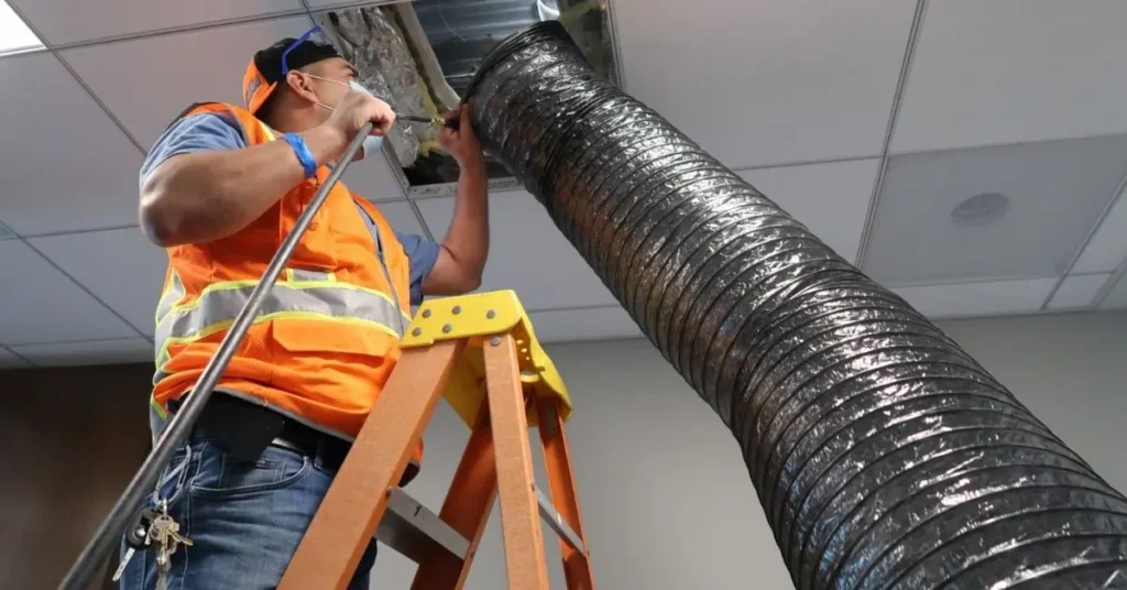Commercial air duct cleaning in Greenbrier Atlanta GA office building