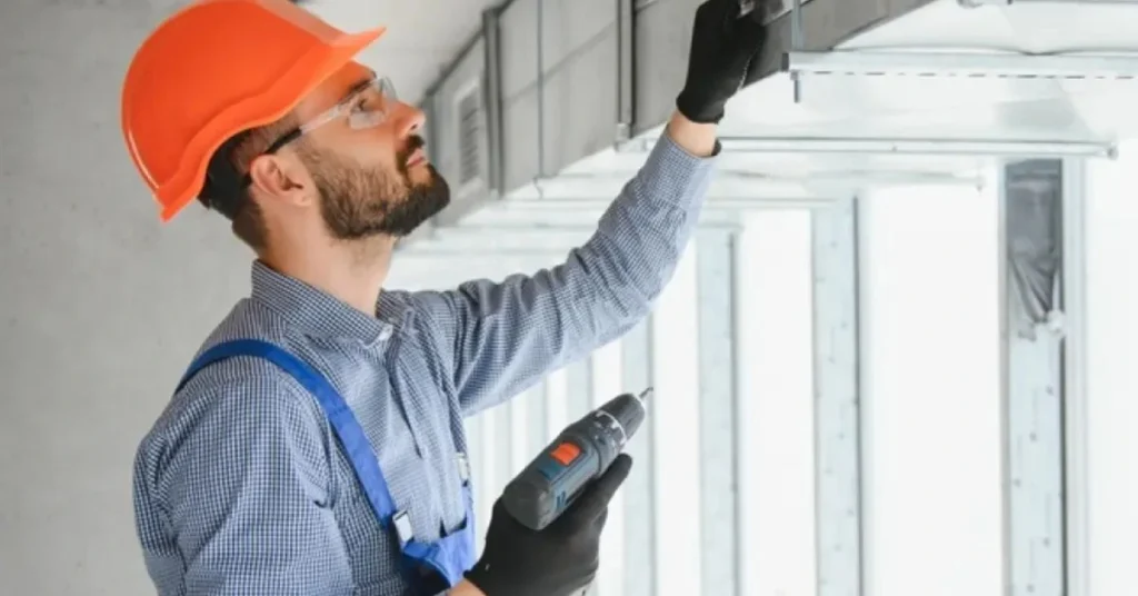 Supply vent being cleaned during air duct service in Greenbrier Atlanta