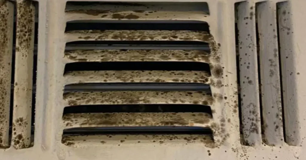 HVAC cleaning Atlanta signs technician inspecting ventilation system