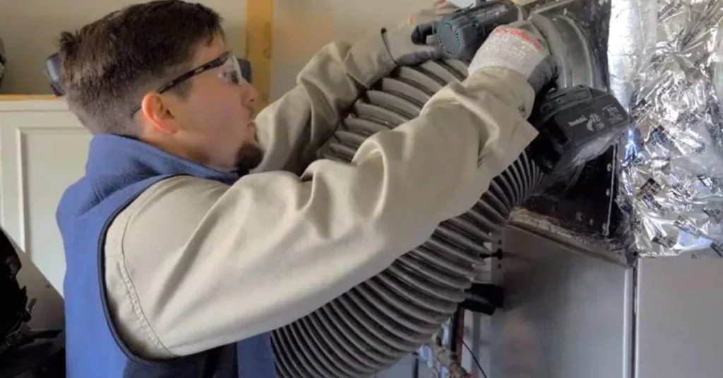 Professional HVAC system cleaning service in Atlanta home, HVAC Cleaning Atlanta Signs