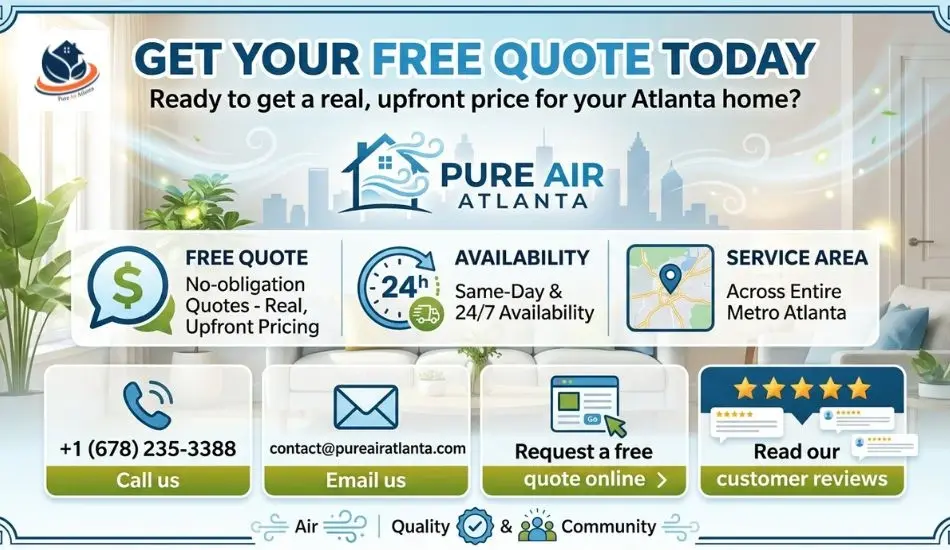 air duct cleaning cost atlanta, Get Your Free Quote Today