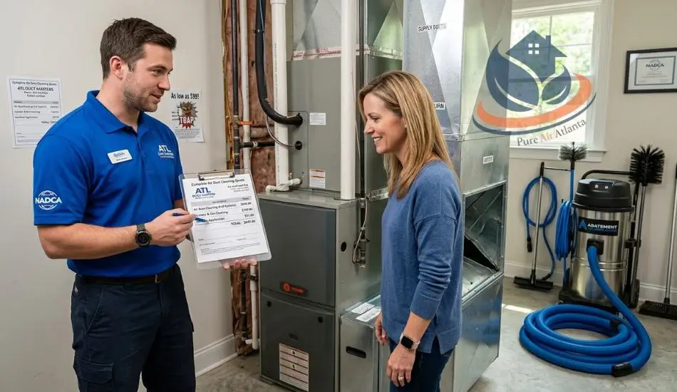 Pure Air Atlantas Pricing Approach air duct cleaning atlanta price 