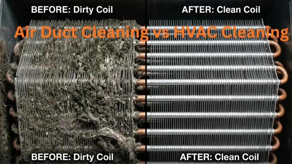 Air Duct Cleaning vs HVAC Cleaning