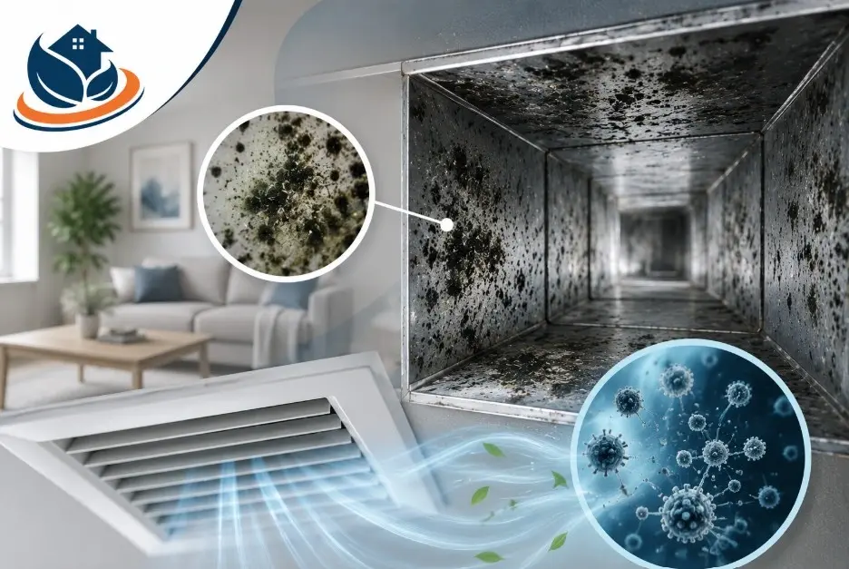 MOLD IN AIR DUCTS ROSWELL GA | Pure Air Atlanta 1 (678) 235-3388 — Mold in air ducts Roswell GA