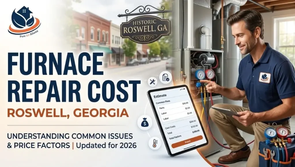 Furnace repair cost Roswell GA Call (678) 235-3388