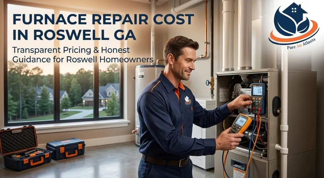 Furnace repair cost Roswell GA depends on the issue found. Call (678) 235-3388