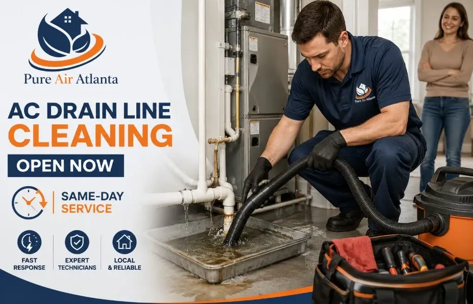 Air Duct & HVAC Cleaning Tips Blog | Pure Air Atlanta 17 ac drain line cleaning atlanta open now