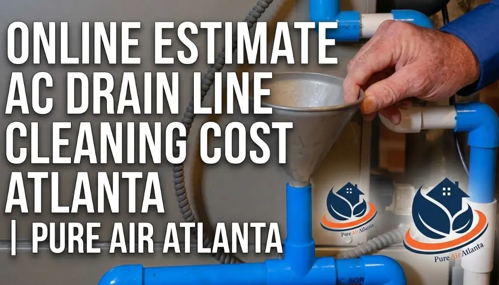 ac drain line cleaning cost Atlanta