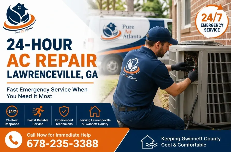 24 Hour AC Repair Lawrenceville GA