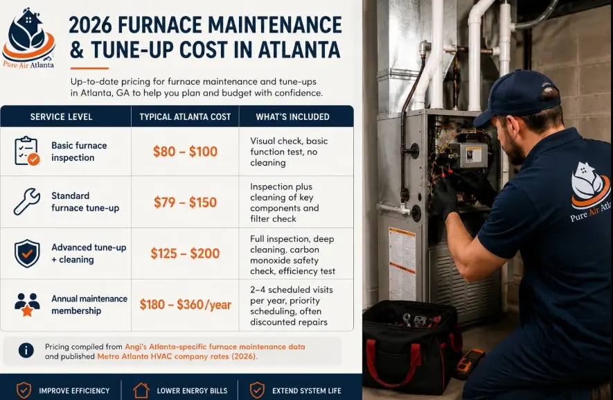 A full tune-up checklist and why annual service matters. Free scheduling call (678) 235-3388.