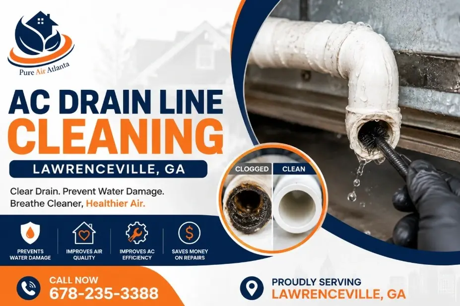 AC Drain Line Cleaning Lawrenceville GA