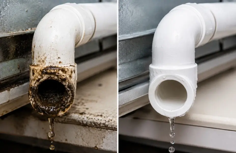 AC Drain Line Cleaning Lawrenceville GA: Cost & Signs 2 AC drain line cleaning Lawrenceville GA, call 678-235-3388 for cost and warning signs.