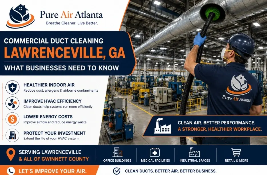 Commercial Duct Cleaning Lawrenceville GA Guide 2026 1 Commercial duct cleaning Lawrenceville GA Guide, call 678-235-3388.