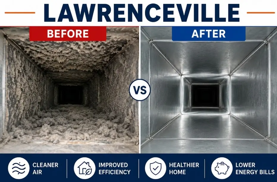 Duct cleaning near me Lawrenceville GA, call 678-235-3388 same-day available.