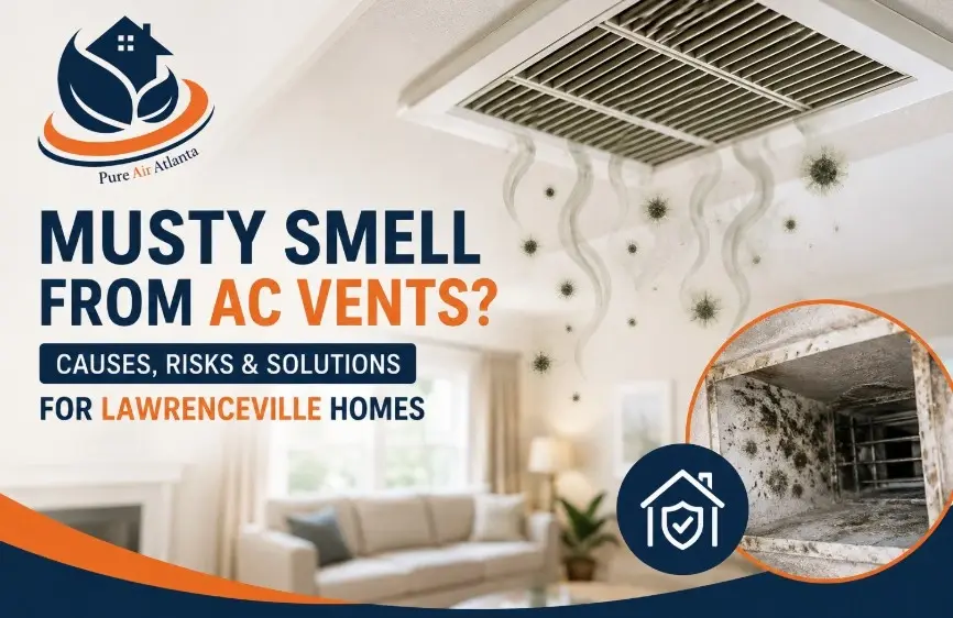 Musty Smell AC Vents Lawrenceville