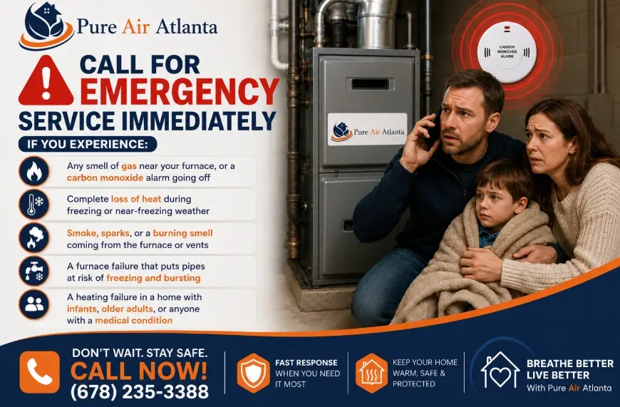 We answer emergency furnace repair atlanta ga calls 24/7 and dispatch a licensed technician as quickly as possible based on your location