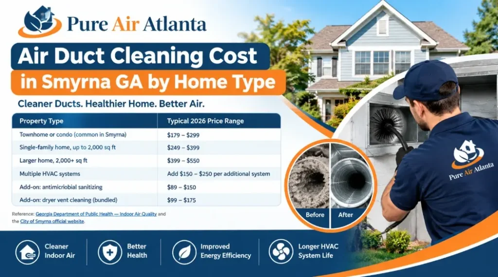 Air Duct Cleaning Cost Smyrna GA Call (678) 235-3388