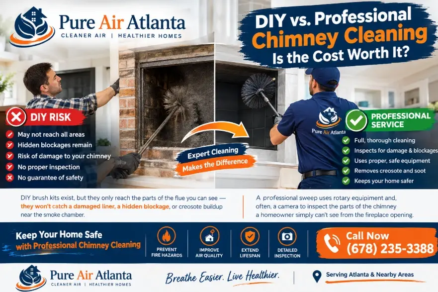 DIY vs. Professional Chimney Cleaning: Is the Cost Worth It?
