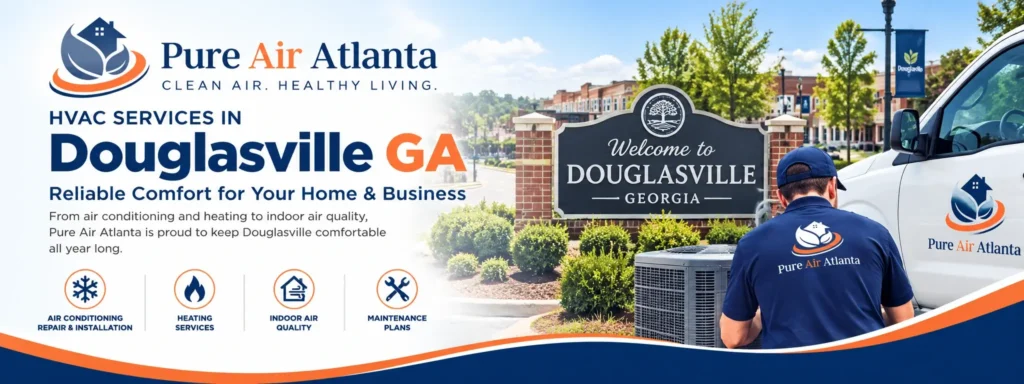 Furnace Repair Douglasville GA | Same-Day Service | Pure Air Atlanta 1 Douglasville HVAC Services Hero Banner