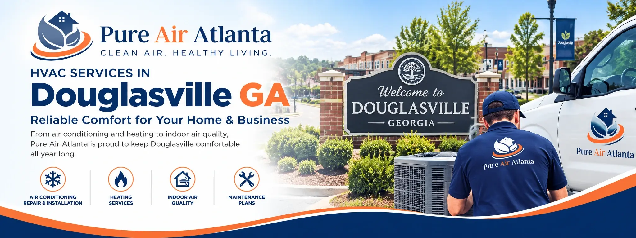 Douglasville HVAC Services Hero Banner