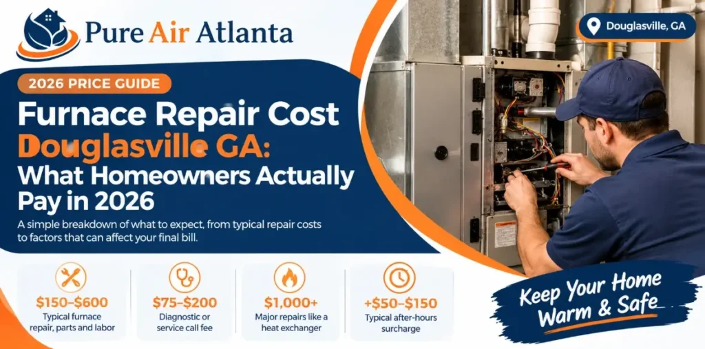 Furnace Repair Cost Douglasville GA