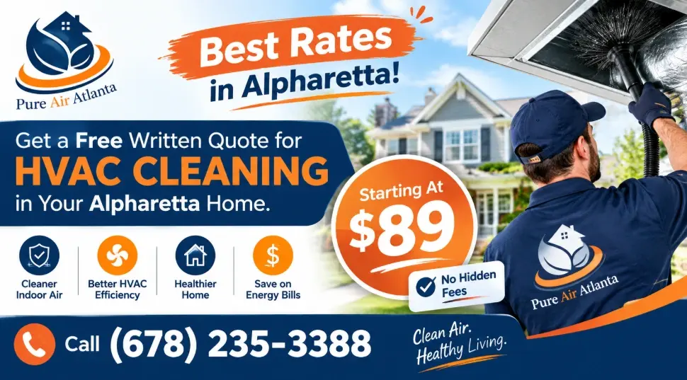 HVAC Cleaning Cost Alpharetta GA