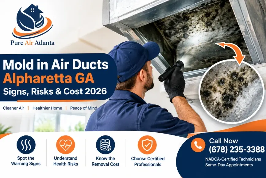 mold in air ducts Alpharetta GA, mold in HVAC system Alpharetta