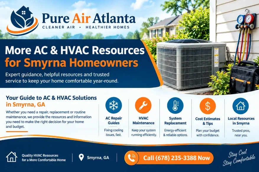 More AC & HVAC Resources for Smyrna Homeowners