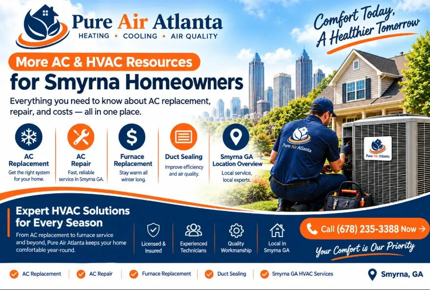 More AC and HVAC Resources for Smyrna GA Homeowners