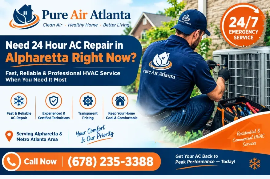 Need 24 Hour AC Repair in Alpharetta Right Now