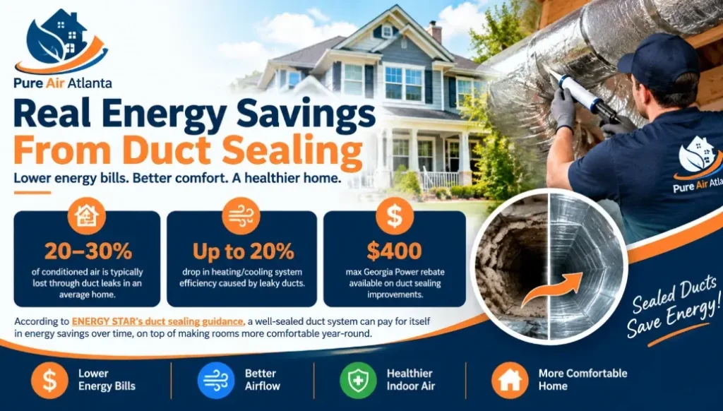 Real Energy Savings From Duct Sealing