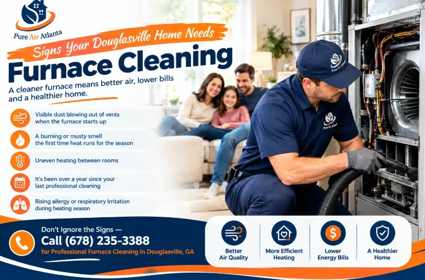 Signs Your Douglasville Home Needs Furnace Cleaning