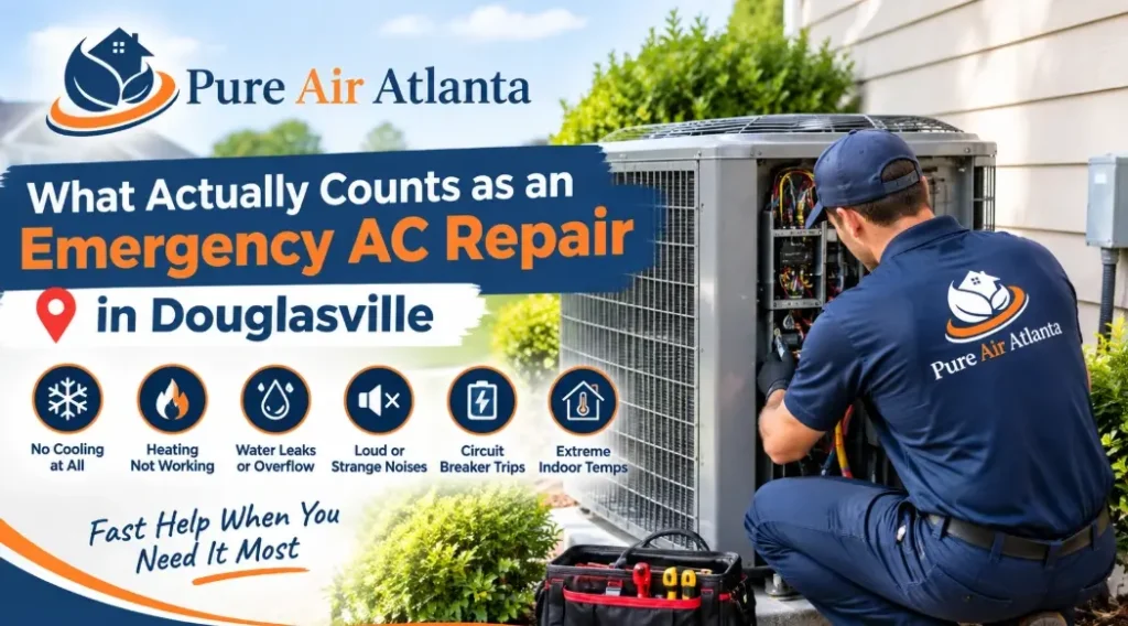 What Actually Counts as an Emergency AC Repair in Douglasville