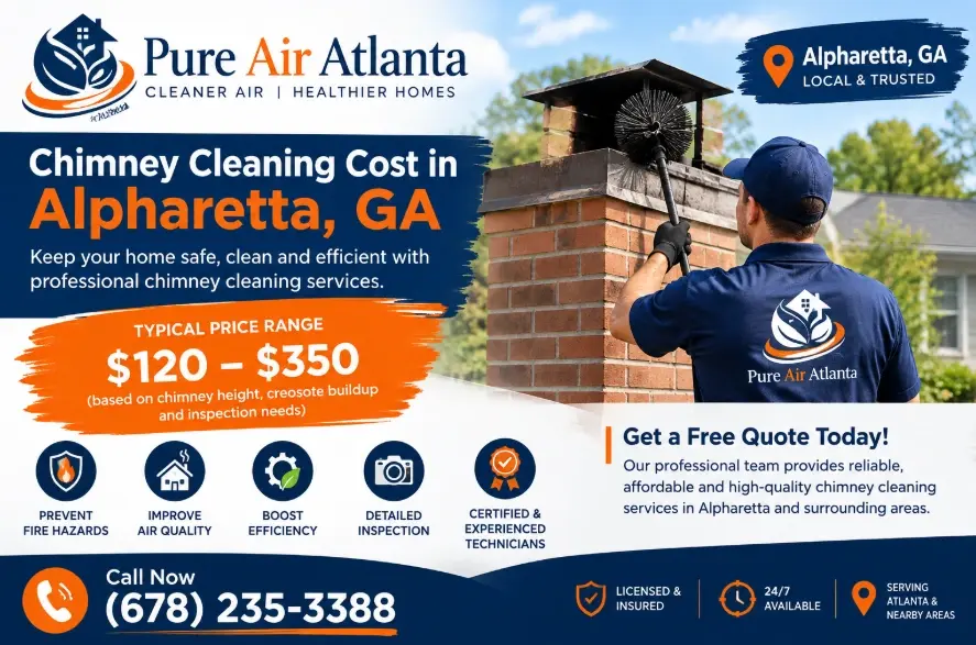 chimney cleaning cost alpharetta ga