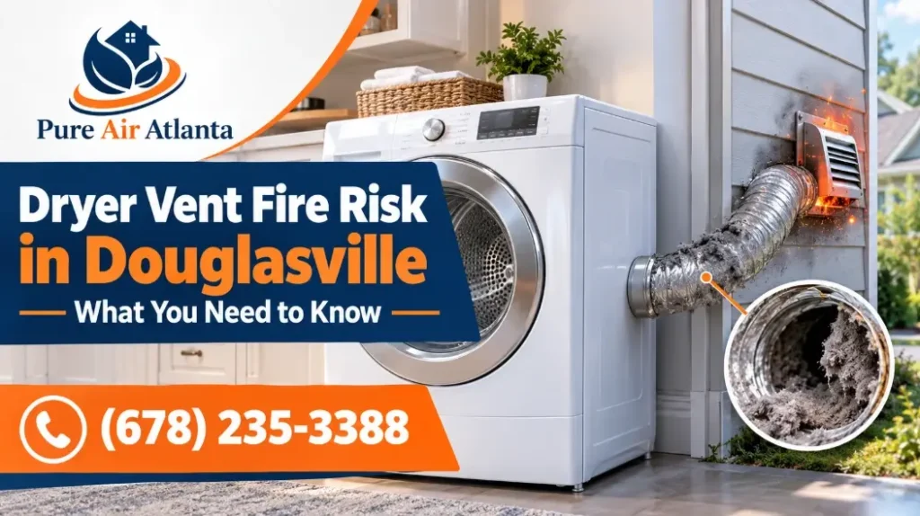 dryer vent fire risk douglasville