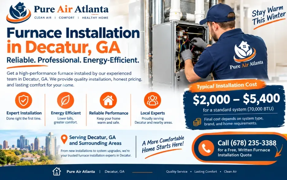 furnace installation Decatur GA