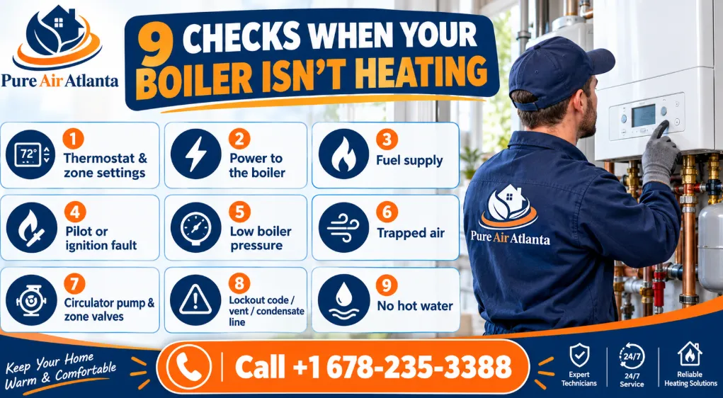 Boiler Not Heating? What Atlanta Building Owners Should Check First 2 9 Checks When Your Boiler Is Not Heating