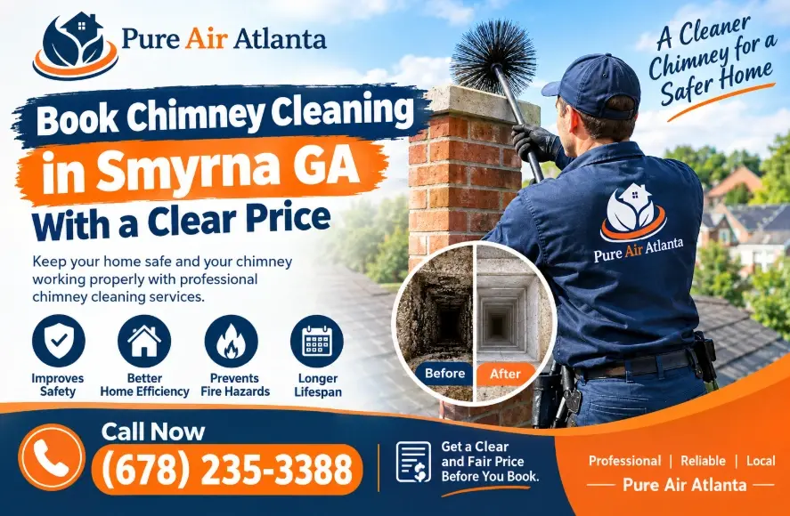 Book Chimney Cleaning in Smyrna GA With a Clear Price
