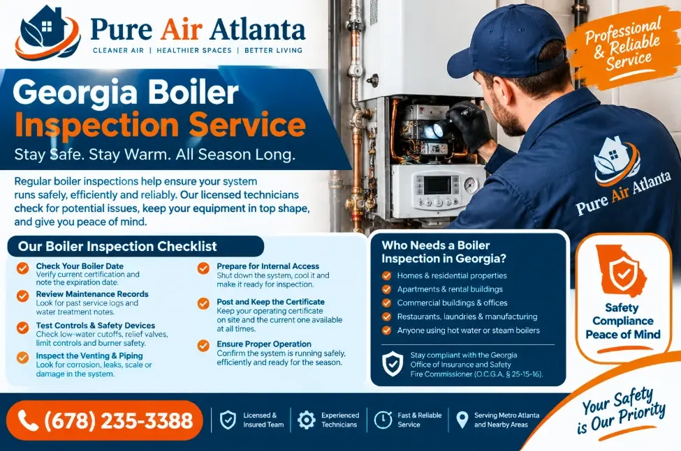 Georgia Boiler Inspection Requirements: Certificate Guide 2 Georgia Boiler Inspection Checklist: How to Prepare