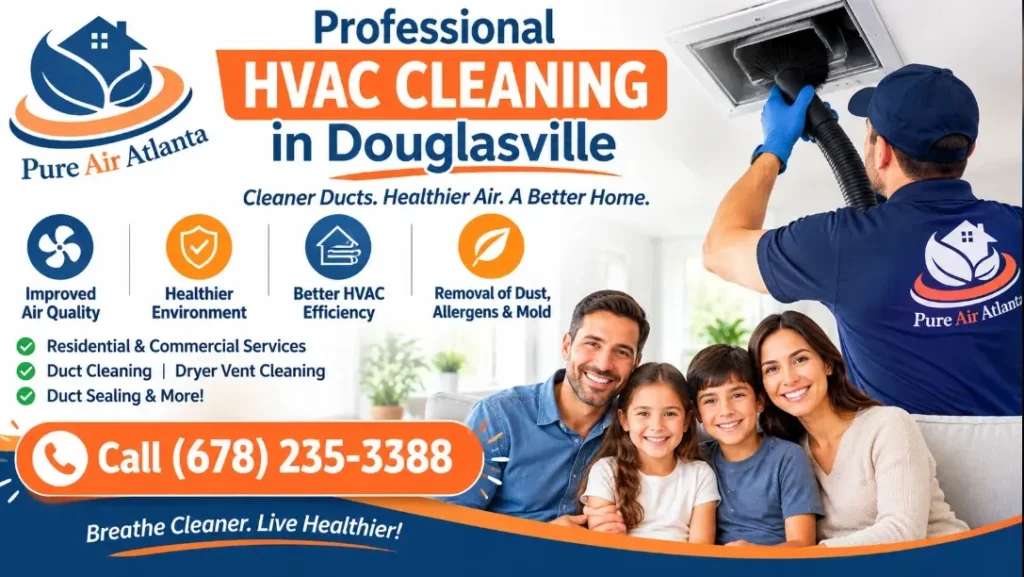 Get an Exact HVAC Cleaning Price for Your Douglasville Home

