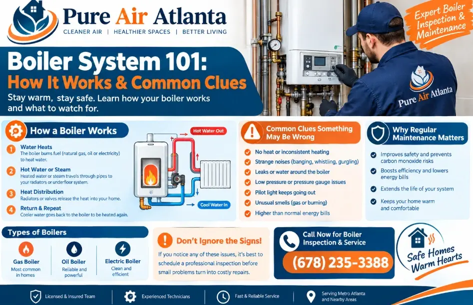 Steam vs Hot Water Boiler Atlanta: How to Tell Which You Have 2 How Steam and Hot Water Heating Work