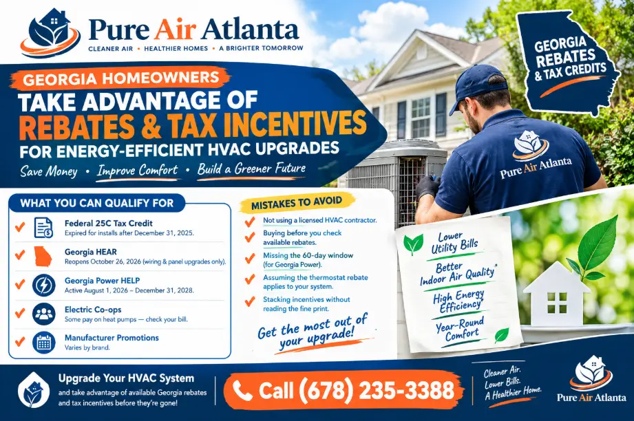 Mini Split Rebates Georgia 2026: What's Still Available 3 Mistakes That Cost Georgia Homeowners Their Rebate