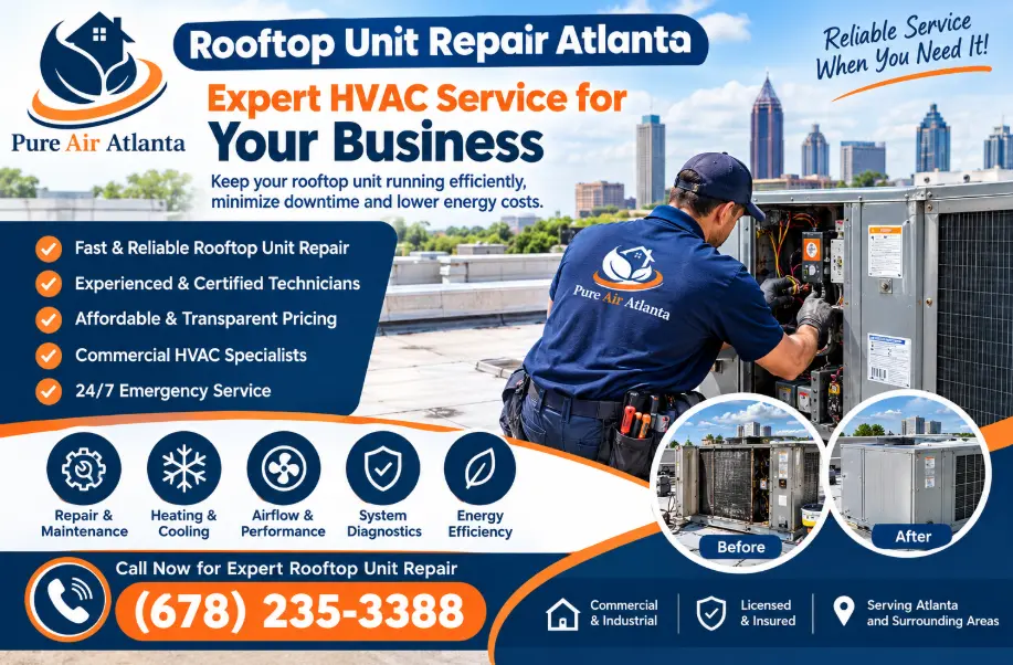 Need rooftop unit repair Atlanta restaurants and shops can count on?
