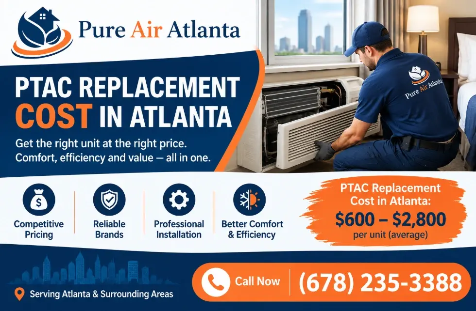 PTAC Replacement Cost Atlanta: Repair vs Replace Math 1 PTAC Replacement Cost Atlanta