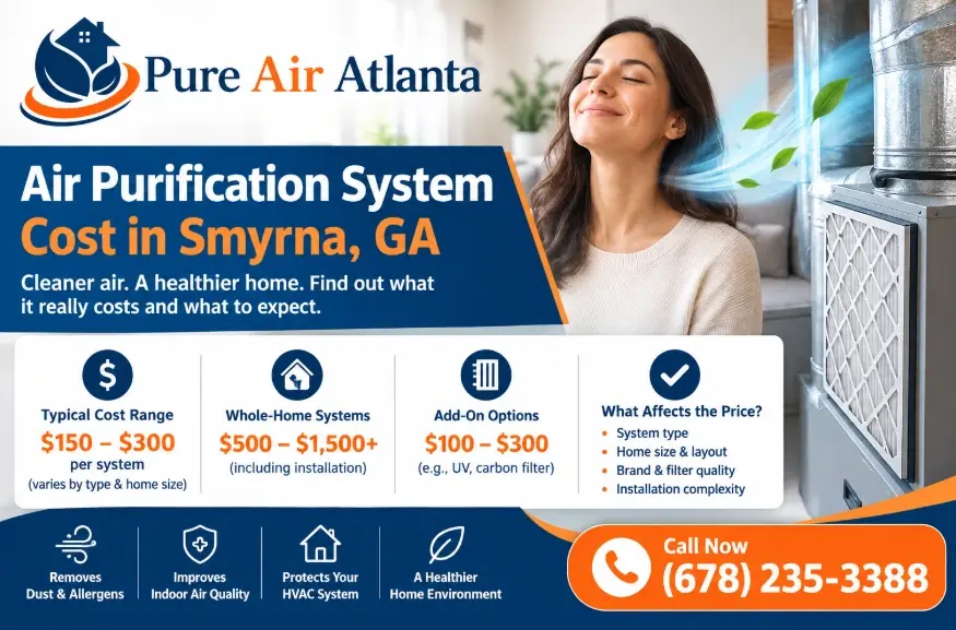 air purification cost smyrna ga